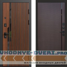 Входная дверь Флекс Бетон Porte Шоколад